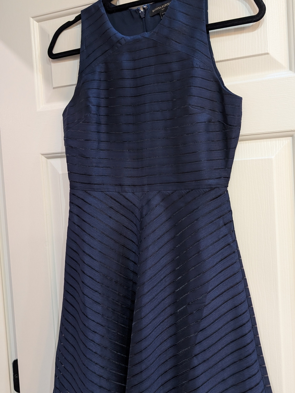 Banana Republic Navy Sleeveless Fit & Flare Dress Size 0P